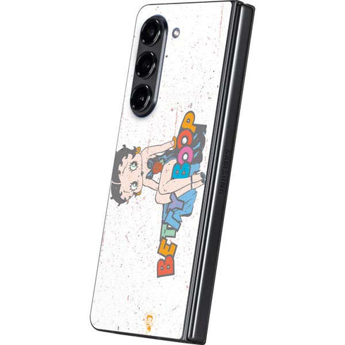 Betty Boop Splatter Galaxy Z Fold5 5G Skin